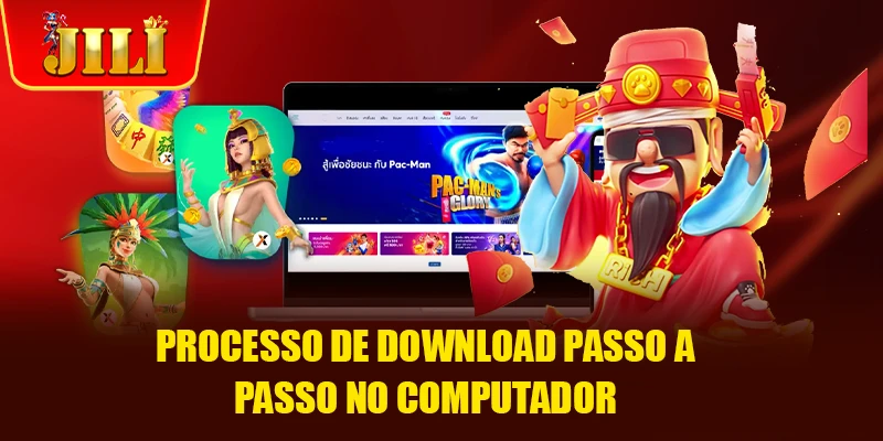 Processo de download passo a passo no computador